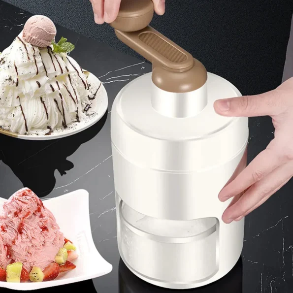 Portable Manual Ice Crusher & Shaver Gola Machine