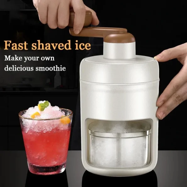 Portable Manual Ice Crusher & Shaver Gola Machine
