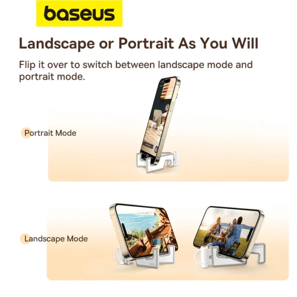Key Chain Mobile stand by Baseus Portable Series Folding Phone Stand