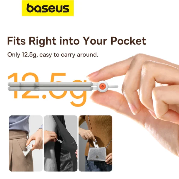 Key Chain Mobile stand by Baseus Portable Series Folding Phone Stand
